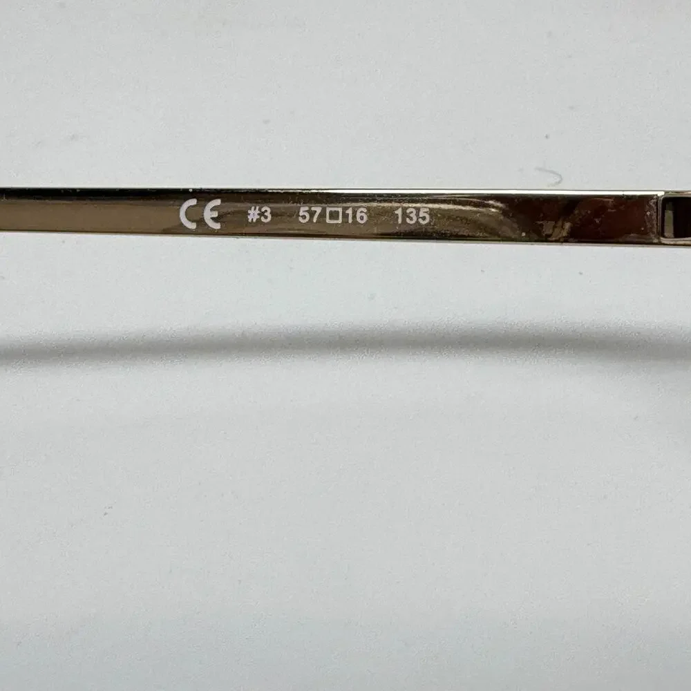 Nautica NLS6008 003‎ Black Gold Eyeglasses Frames 57-16 H19627